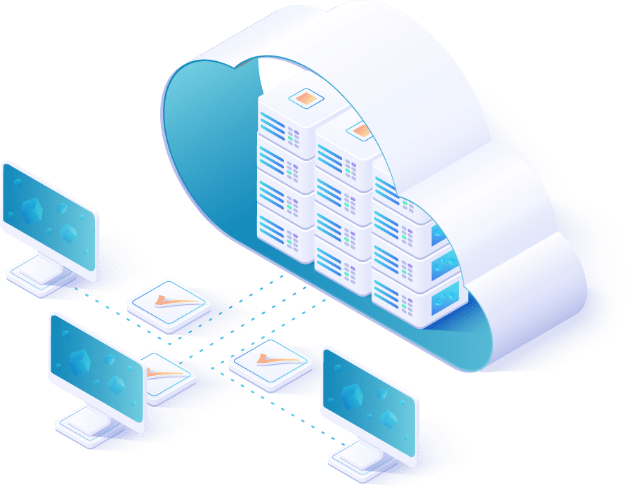 Cloud Faxing illustration